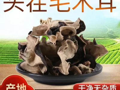 毛木耳干货餐饮火锅食材脆木耳农家特产黑木耳凉拌头茬白背毛木耳
